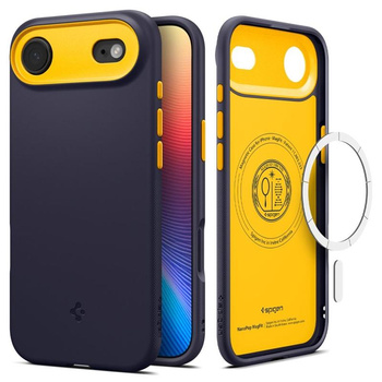 ETUI DO IPHONE AIR do MAGSAFE SPIGEN NANO ORYGINALNE FIOLETOWE CASE