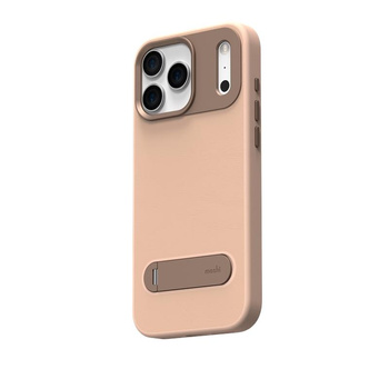ETUI DO IPHONE 17 PRO MAX do MAGSAFE MOSHI SKÓRZANE MAGNETYCZNE PODSTAWKA