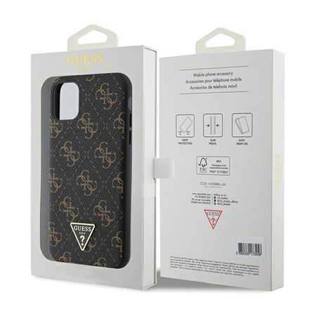 Guess 4G Triangle Metal Logo - iPhone 11 Case (black)