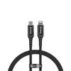 Crong Armor Link - Cavo MFi di ricarica rapida USB-C Lightning da 150 cm (nero)