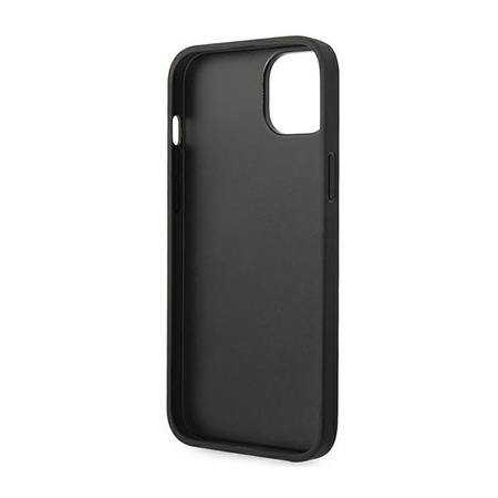 Karl Lagerfeld Monogram Stripe - iPhone 14 Plus Tasche (grau)