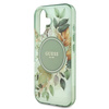 Guess IML Flower & Tonal Circle MagSafe - Hülle iPhone 16 Plus (Grün)