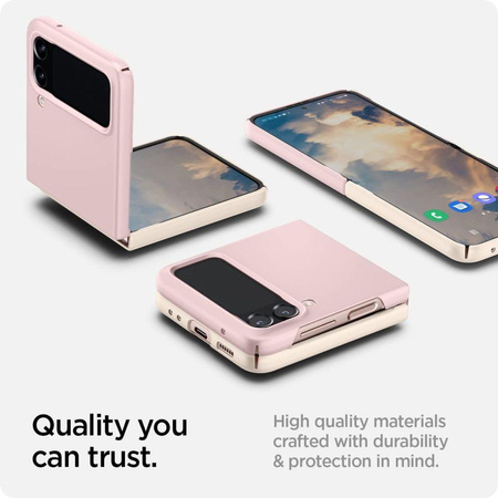 Spigen Airskin - Etui pour Samsung Galaxy Z Flip 4 (rose)