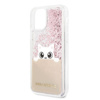 Karl Lagerfeld K-Peek A Boo - iPhone 11 Pro Tasche (Glitter Pink Gold)