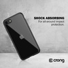Crong Clear Cover - Etui iPhone SE (2022/2020) / 8 / 7 (czarny)