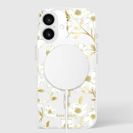 Kate Spade New York Protective Gems MagSafe - Case for iPhone 16 (Sunshine Floral)