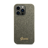 Guess Glitter Flakes Metal Logo Case - iPhone 14 Pro Max tok (zöld)
