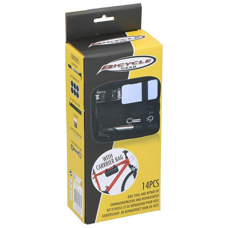 ZESTAW NARZĘDZI ROWEROWYCH KLUCZ ŁATKA DO NAPRAWY ROWERU BICYCLE GEAR