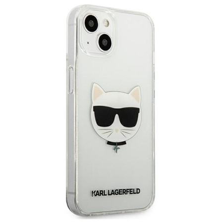 Karl Lagerfeld Choupette Head - iPhone 13 Hülle (Transparent)