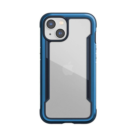 X-Doria Raptic Shield - Aluminiumgehäuse für iPhone 14 (Falltest 3m) (Marineblau)