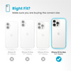 Speck Gemshell - Coque pour iPhone 16 Pro Max (transparente)