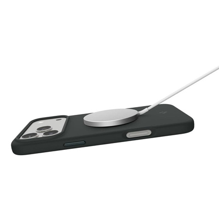 Spigen Silicone Fit Mag MagSafe - Pouzdro pro iPhone 17 Pro (Abyss Green)