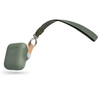 Moshi Pebbo – Etui AirPods z odpinanym paskiem na rękę (Mint Green)