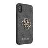Guess 4G Big Metal Logo - iPhone X Hülle (grau)
