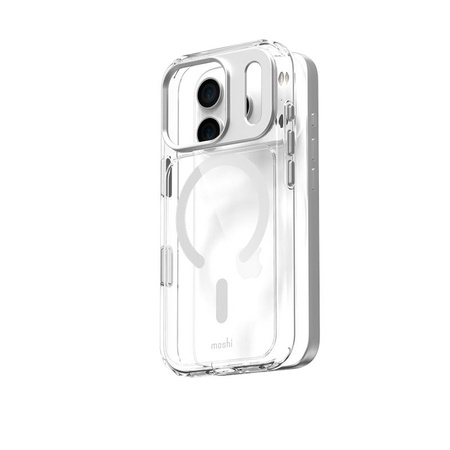 Moshi iGlaze MagSafe - Pouzdro iPhone 17 Pro (Luna Silver)
