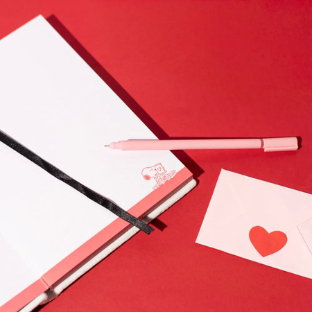 Snoopy - Plush notebook / notebook A5 from the Love Season collection