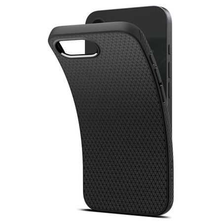 Spigen Liquid Air - tok iPhone 16e készülékhez (matt fekete)