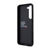 BMW Leather Hot Stamp Tricolor - Case for Samsung Galaxy S23+ (Black)