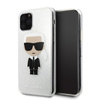 Karl Lagerfeld Iconic Karl - Etui iPhone 11 Pro (Silver Glitter)