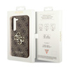 Guess 4G Big Metal Logo - Étui Samsung Galaxy S24 (marron)