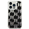 Karl Lagerfeld Monogram Liquid Glitter - Case for iPhone 14 Pro Max (Black)