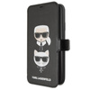 Karl Lagerfeld Booktype - Étui pour iPhone 11 Pro Max avec porte-cartes (Noir)