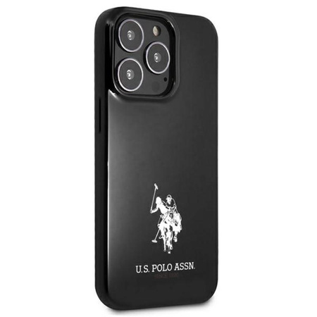 US Polo Assn Horses Logo - iPhone 13 Pro Max tok (fekete)
