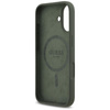 ETUI DO IPHONE 17 do MAGSAFE GUESS SILIKONOWE Z MIKROFIBRĄ KHAKI ZIELONE