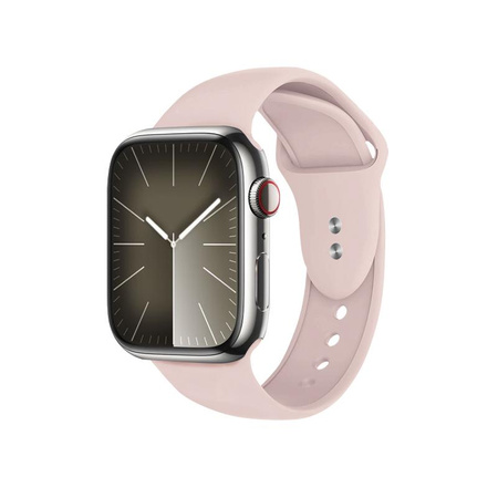 Crong Liquid - Armband für Apple Watch 44/45/46/49 mm (sandrosa)