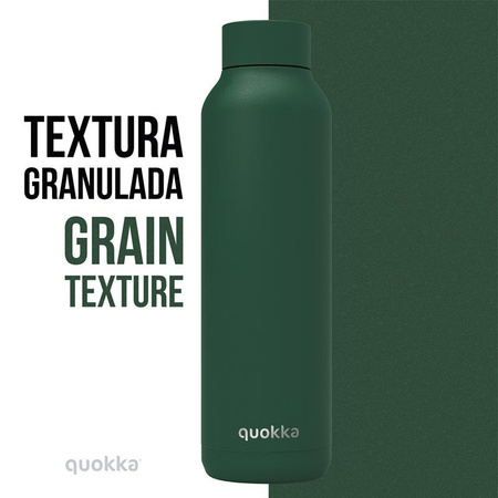 Quokka Solid - Bouteille thermique en acier inoxydable 510 ml (Dark Forest)(Powder Coating)