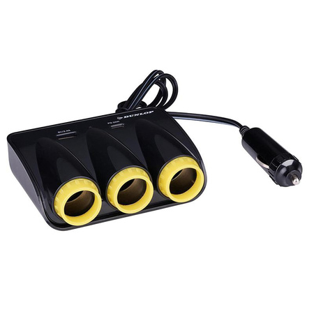 CAR CHARGER WITH USB C USB splitter, 3 Sockets, PD 20W, Dunlop