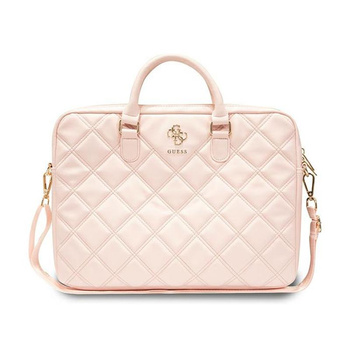 Guess Quilted 4G Computer Bag - Notebooktasche 15" / 16" (rosa)