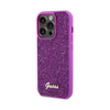Guess Disco Metal Script - iPhone 14 Pro tok (fukszia)