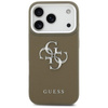 Guess Grained Big 4G Classic Logo - Pouzdro iPhone 17 Pro (hnědé)