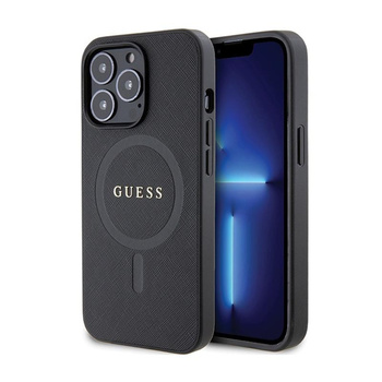Guess Saffiano MagSafe - Case for iPhone 13 Pro (black)