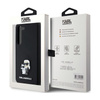 Karl Lagerfeld Silicone Karl & Choupette Metal Pin - Case Samsung Galaxy S24 (czarny)
