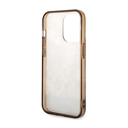 Guess Porcelain Collection - pouzdro pro iPhone 14 Pro (ochre)