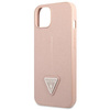 Guess Saffiano Triangle Logo Tasche - iPhone 13 Tasche (rosa)
