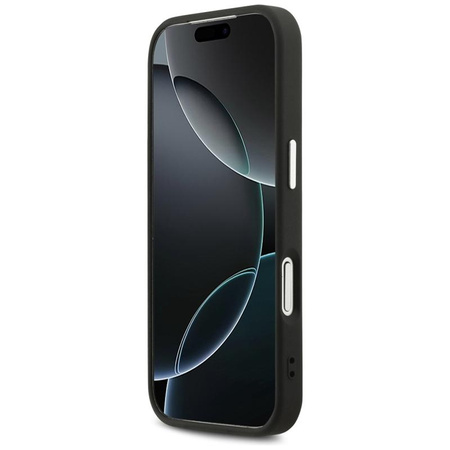 ETUI DO IPHONE 17 PRO do MAGSAFE GUESS ORYGINALNE CZARNE SKÓRZANE MODNE