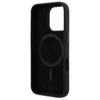 Karl Lagerfeld Silicone Shadow Metal Initial MagSafe - iPhone 16 Pro Max Case (black)