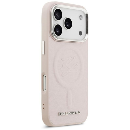 ETUI DO IPHONE 17 PRO MAX do MAGSAFE KARL LAGERFELD ORYGINALNE RÓŻOWE MODNE