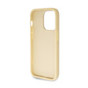 Pouzdro Guess Glitter Script Big 4G - iPhone 14 Pro (zlaté)