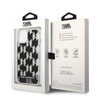 Karl Lagerfeld Monogram Liquid Glitter - pouzdro pro iPhone 14 Plus (černé)