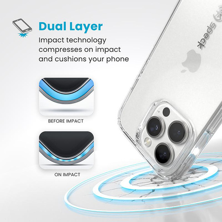 Kryt Speck Gemshell pro iPhone 16 Pro (průhledný)