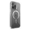 Speck Presidio Lux Grip ClickLock & Magsafe - Etui iPhone 15 Pro Max (Clear / Chrome Finish / Serene Silver)
