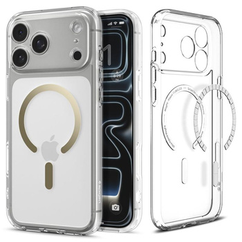 ETUI DO IPHONE 17 PRO MAX do MAGSAFE SPIGEN HYBRID ORYGINALNE PRZEZROCZYSTE