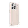 Speck Presidio2 Grip - iPhone 15 Pro Case (Bleached Bone / Heirloom Gold / Hazel Brown)