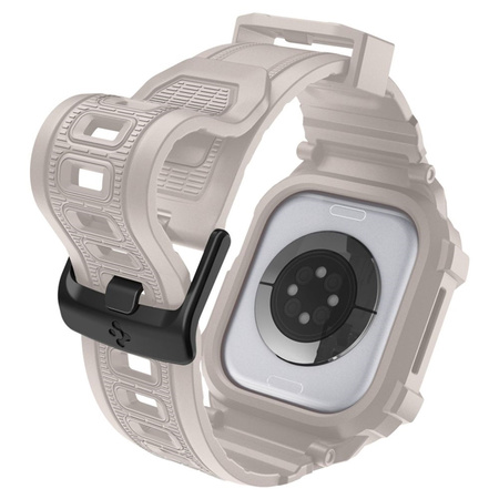 Spigen Rugged Armor Pro V2 – Armband mit Hülle für Apple Watch 10/11 42mm (Dune Beige)