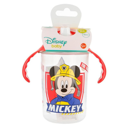 Mickey Mouse - Non-drip cup with handles 390 ml