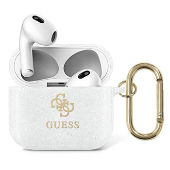Guess 4G Glitter - Étui Airpods 3 (transparent)
